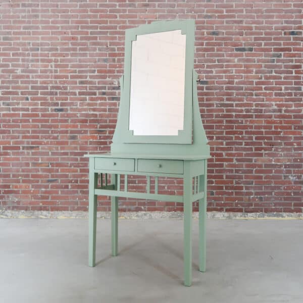 Brocante houten kaptafel