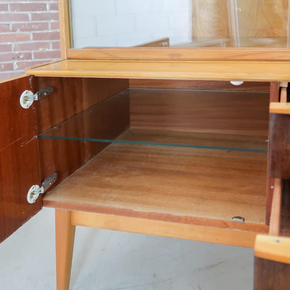 Vintage vitrinekast - Jitona - Afbeelding 4