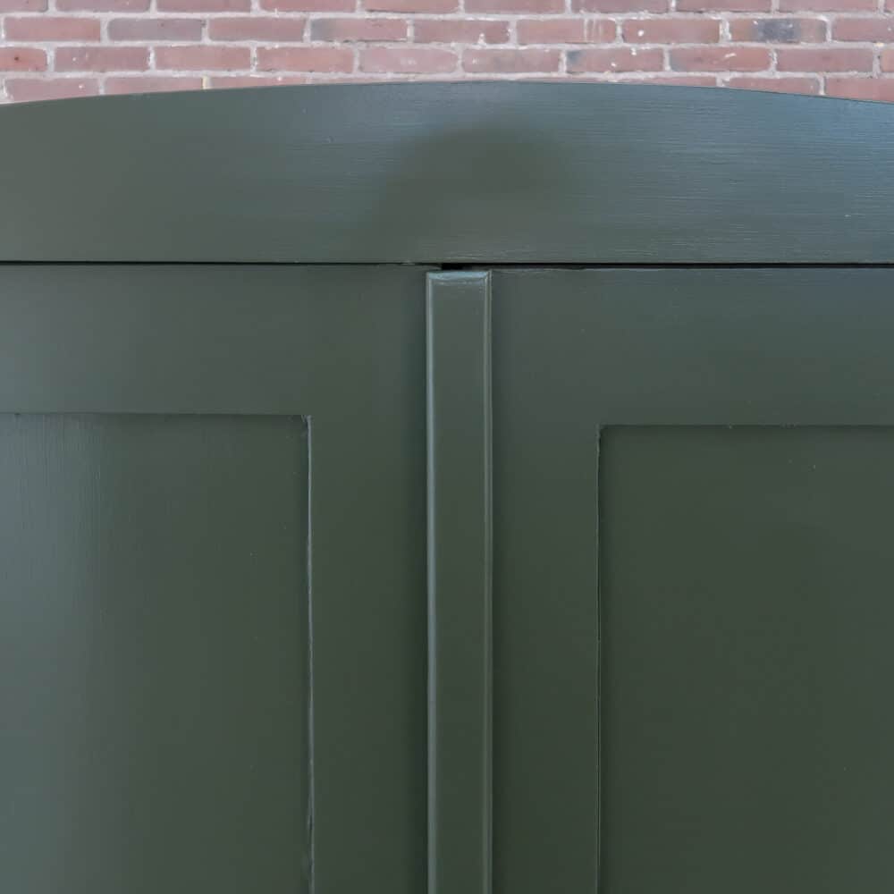 Brocante groene linnenkast – Bild 4