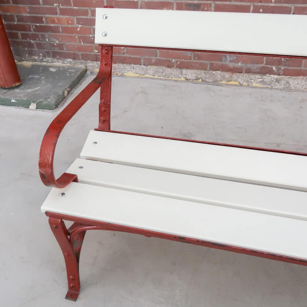 Brocante tuinbank - Afbeelding 3
