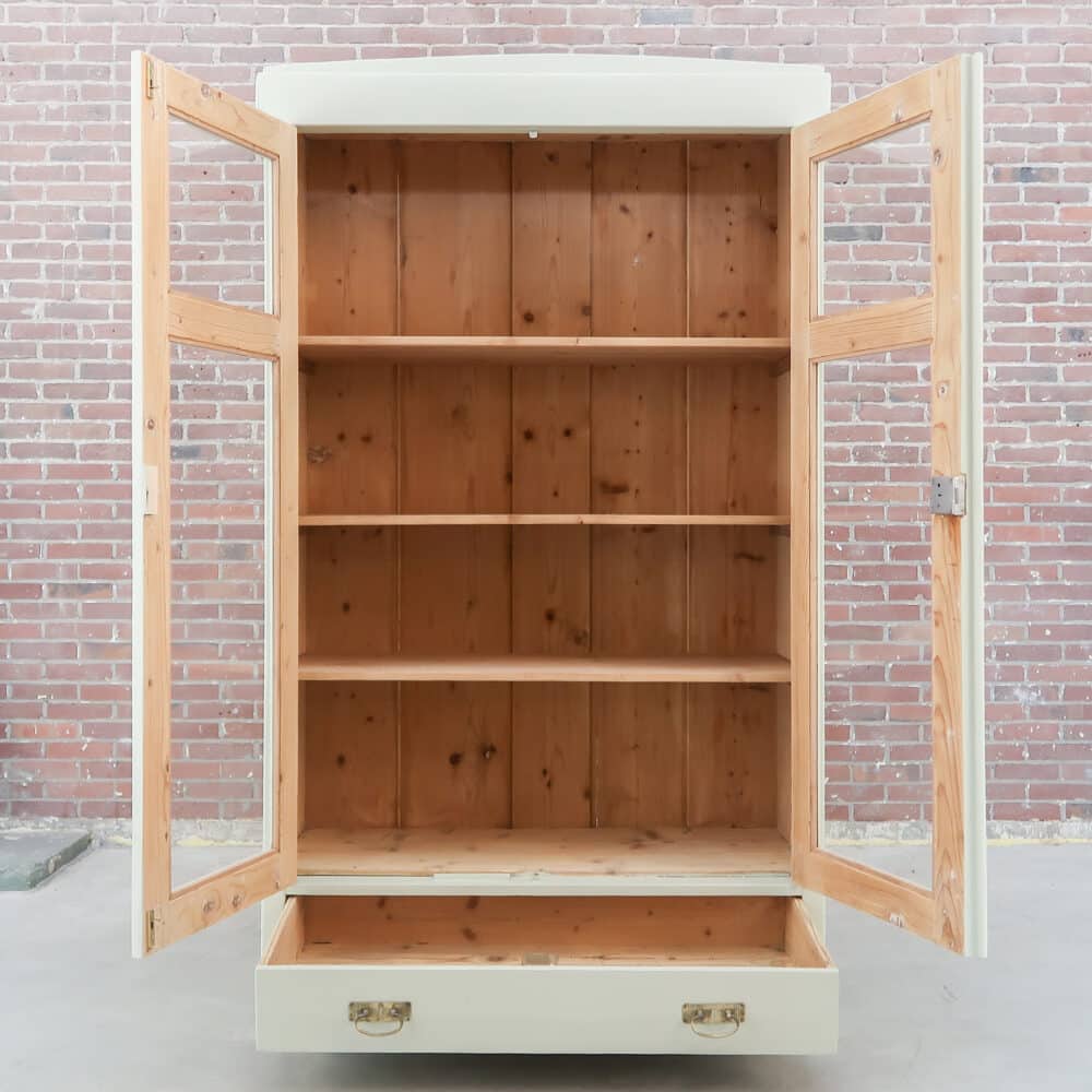 Brocante vitrinekast - Afbeelding 2