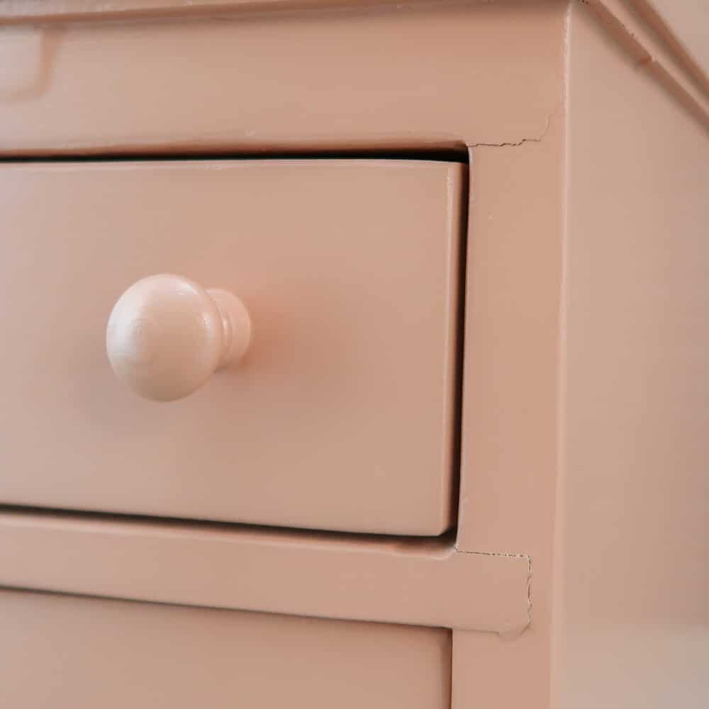 Brocante roze buffetkast – Bild 7