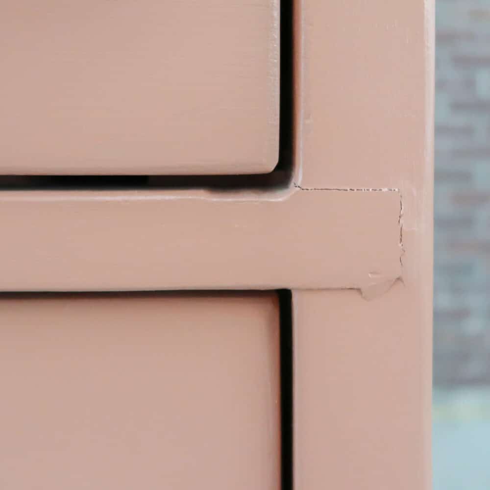 Brocante roze buffetkast – Bild 6