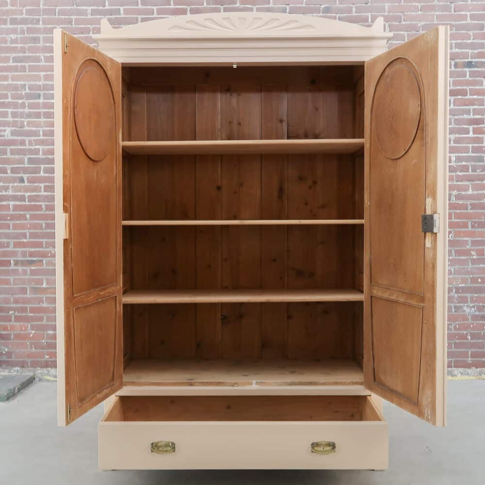 Brocante kledingkast - Afbeelding 3