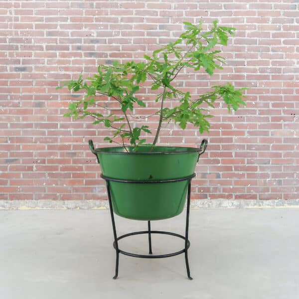 Emaille kookpot met standaard