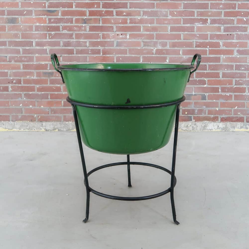 Emaille kookpot met standaard - Afbeelding 2