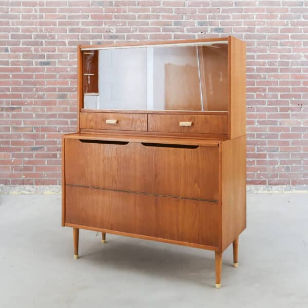Vintage vitrinekast