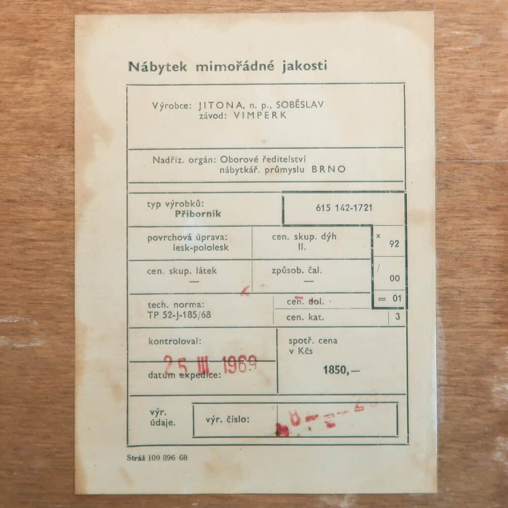 Vintage wandkast - Jitona - Afbeelding 9