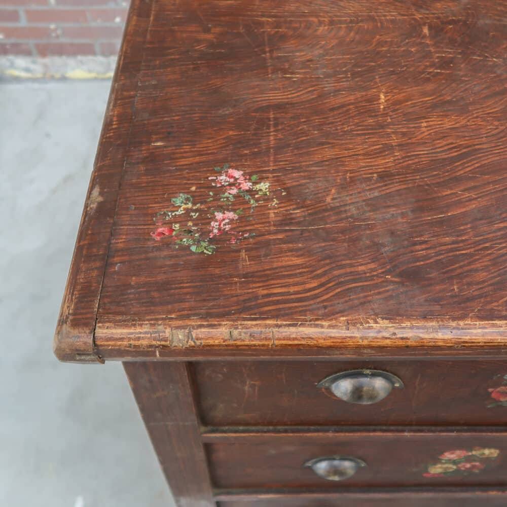 Brocante kist met nep lades - Afbeelding 9