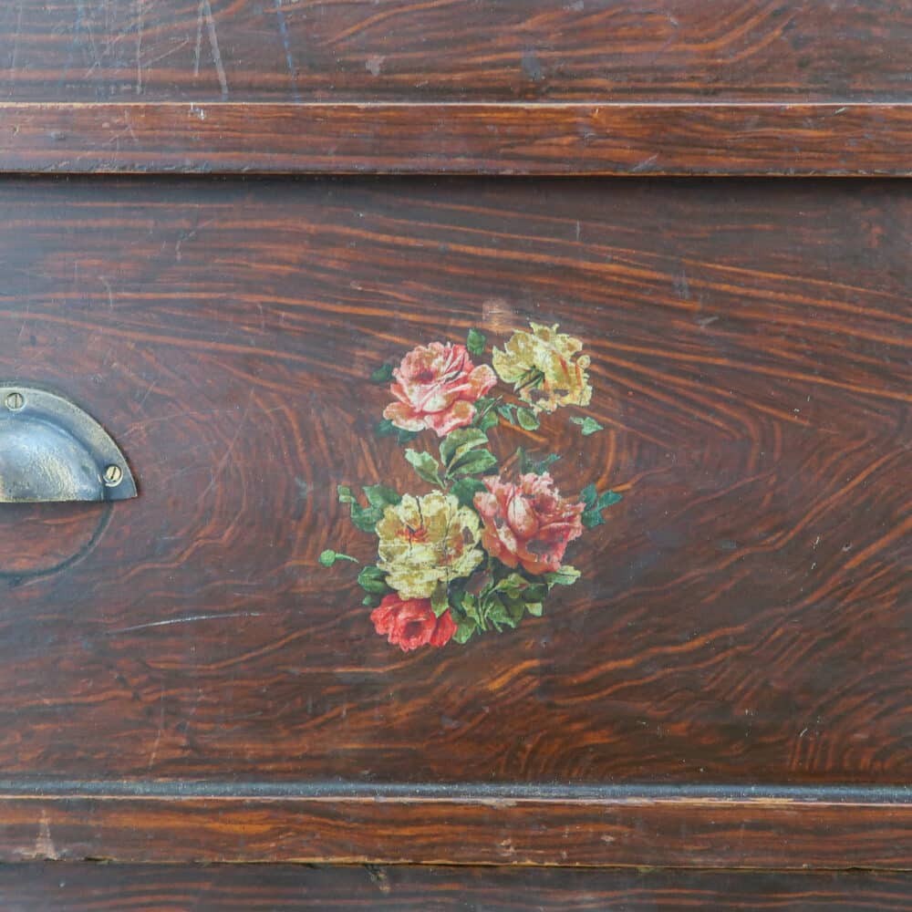 Brocante kist met nep lades - Afbeelding 10
