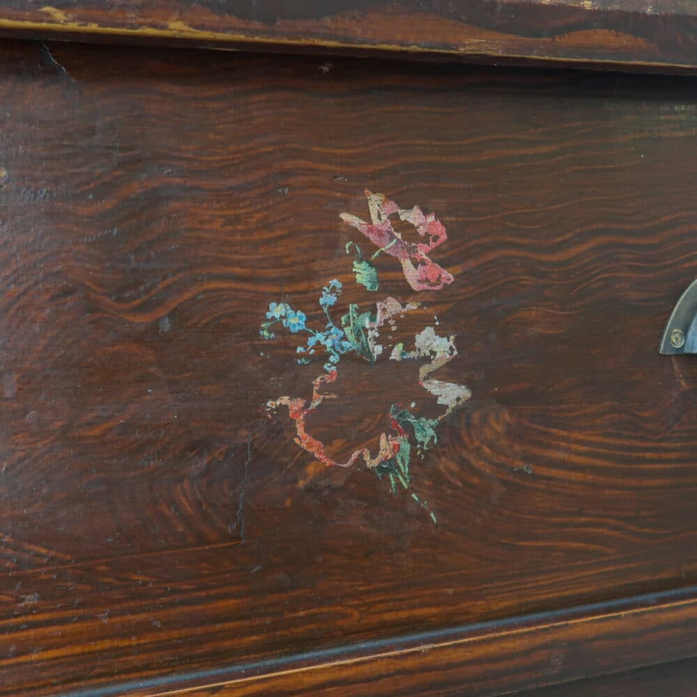 Brocante kist met nep lades - Afbeelding 11