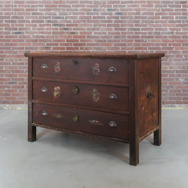 Brocante kist met nep lades