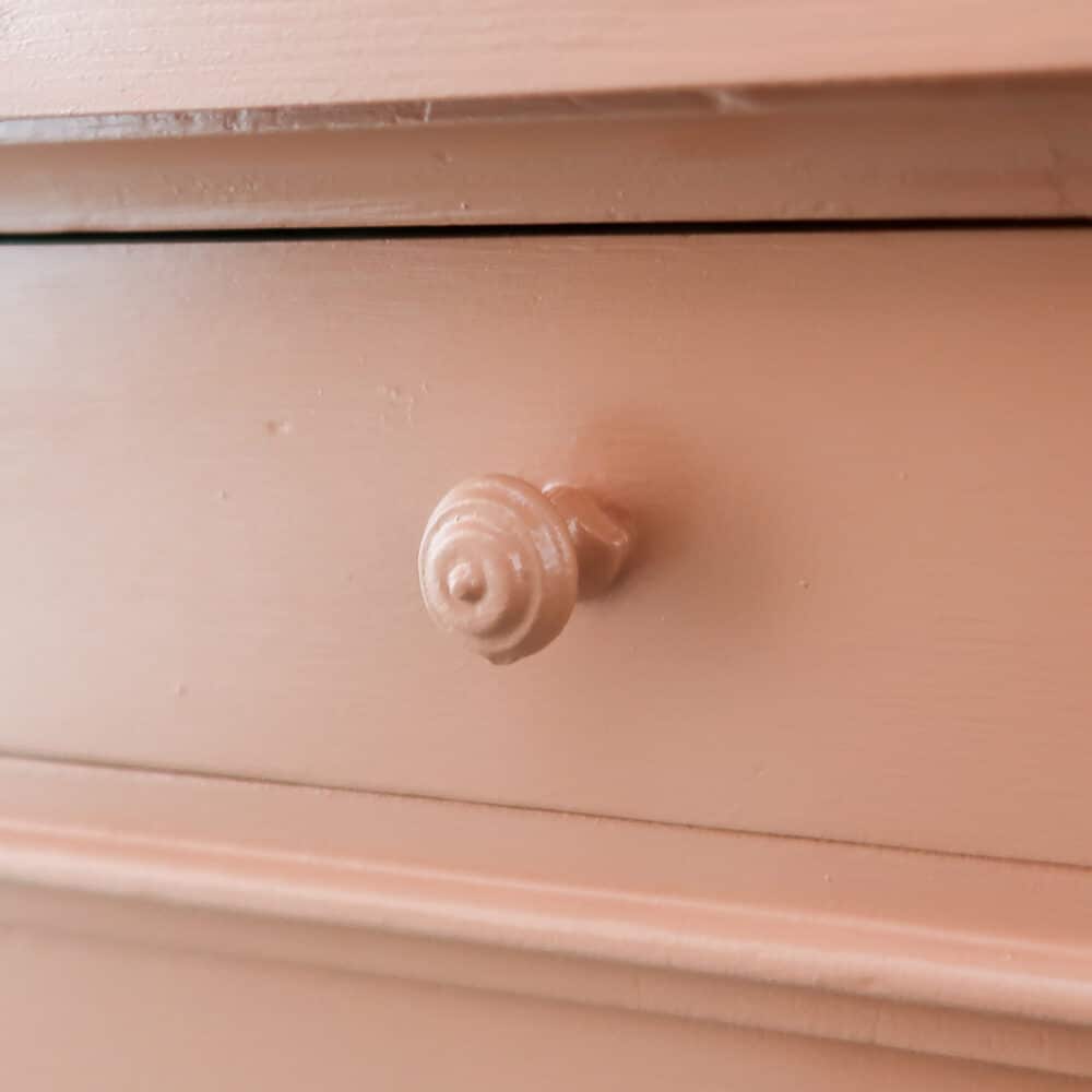 Brocante roze dressoir - Afbeelding 5
