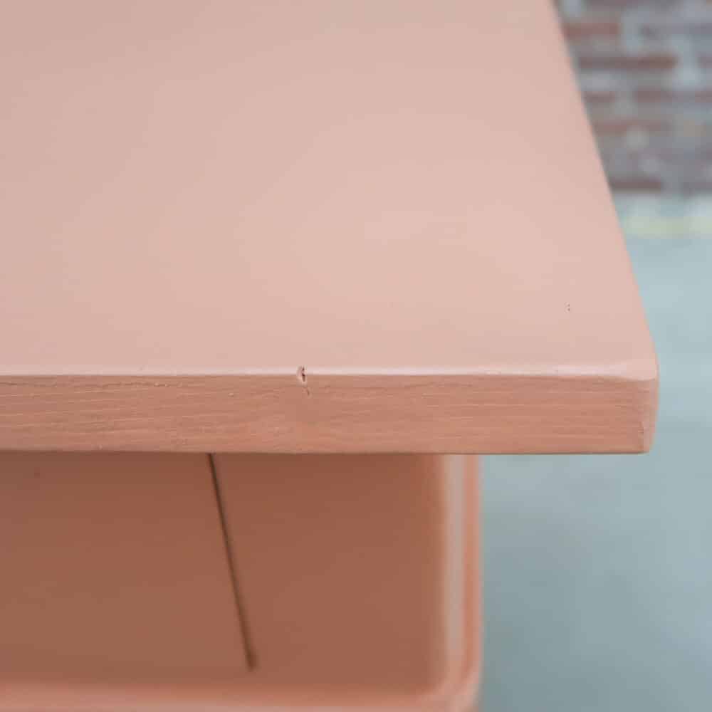 Brocante roze dressoir - Afbeelding 4