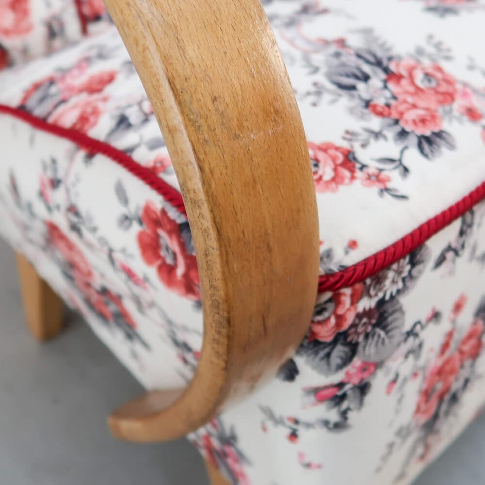 Vintage fauteuil - Jindrich Halabala - Afbeelding 9
