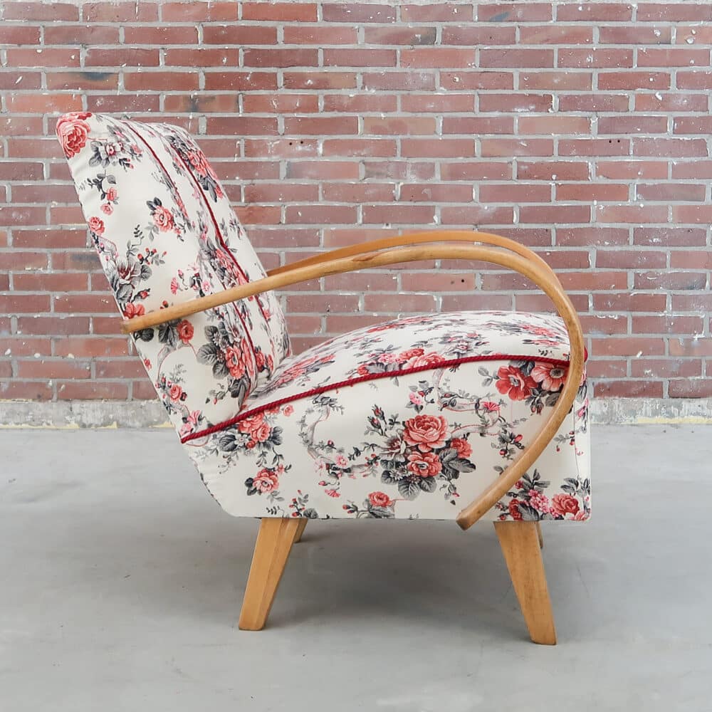 Vintage fauteuil - Jindrich Halabala - Afbeelding 4