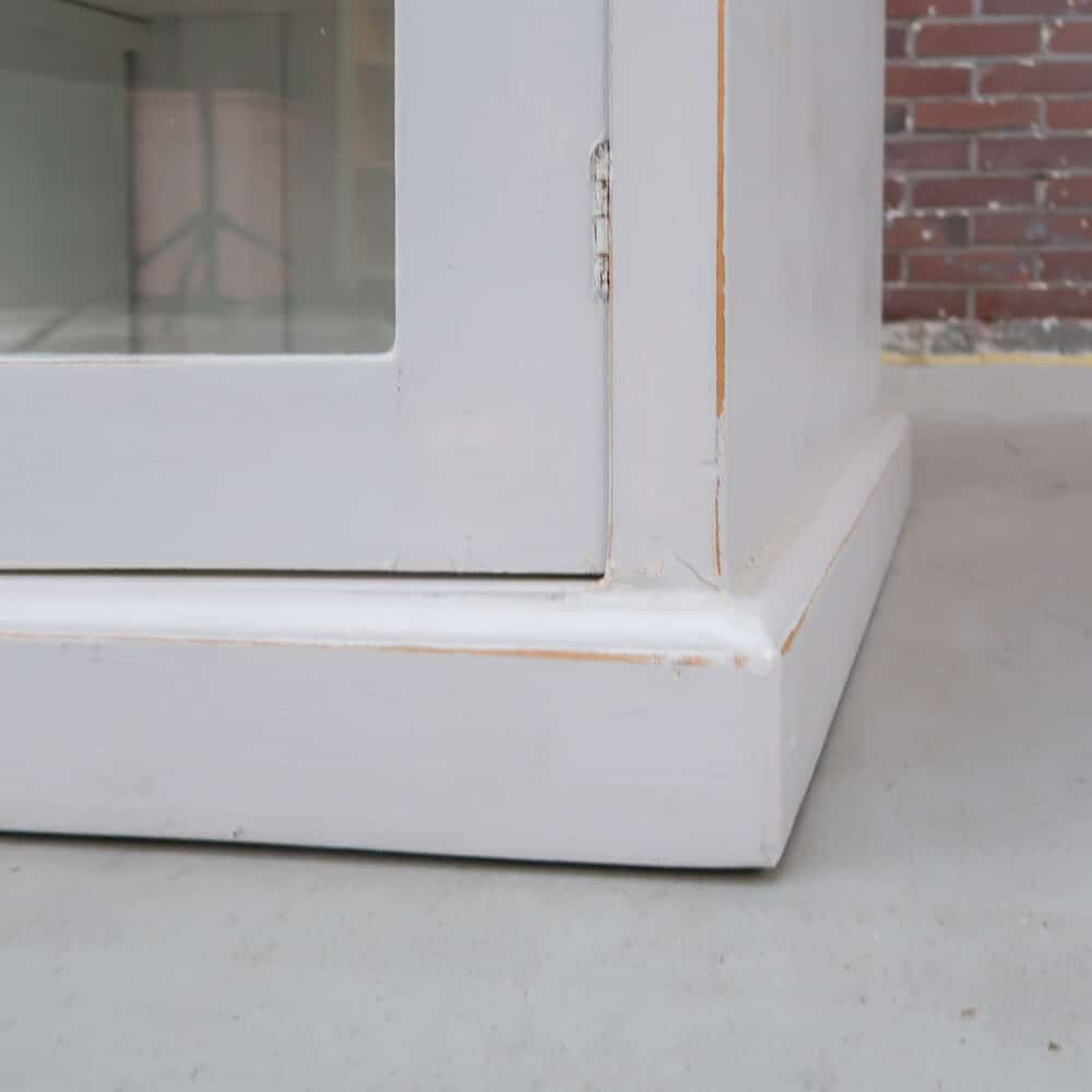 Brocante vitrinekast/dressoir - Afbeelding 11