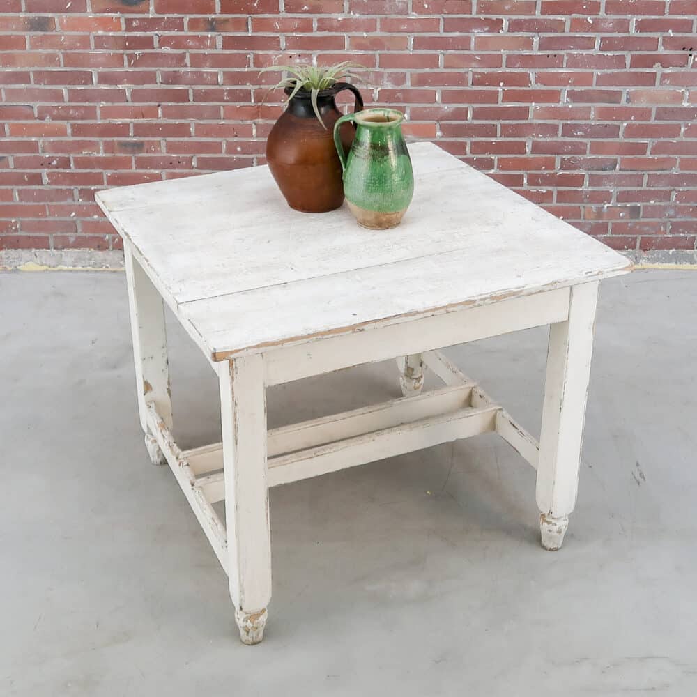 Landelijke vierkante tafel - Afbeelding 2