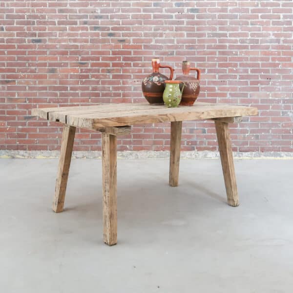Houten slachttafel