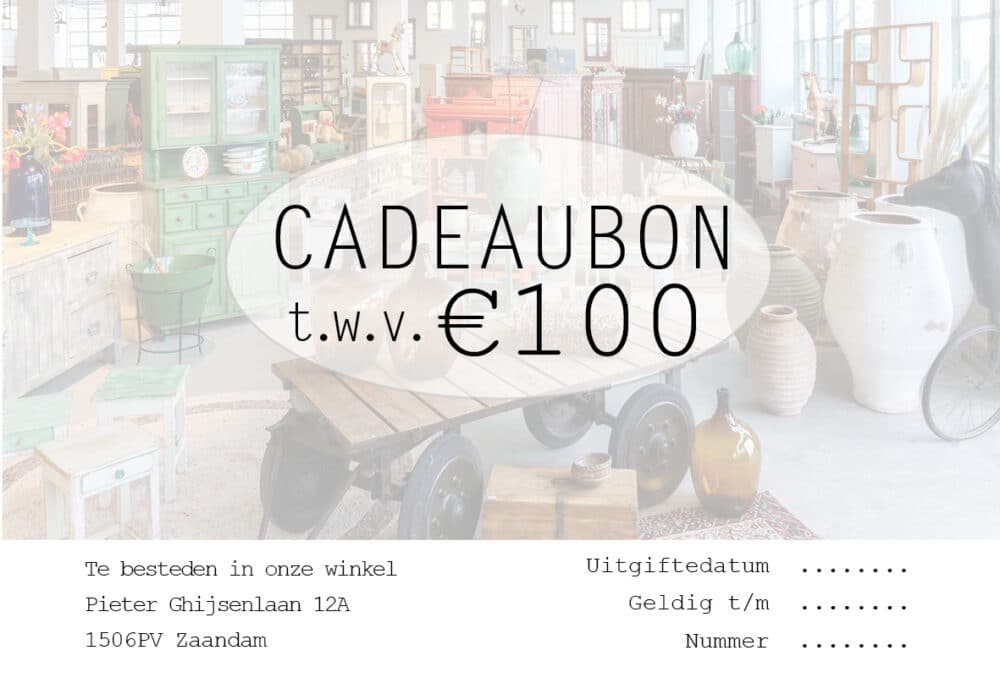 Cadeaubon €100