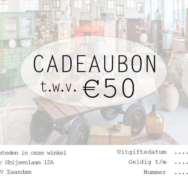 Cadeaubon €50