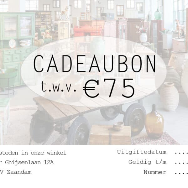 Cadeaubon €75