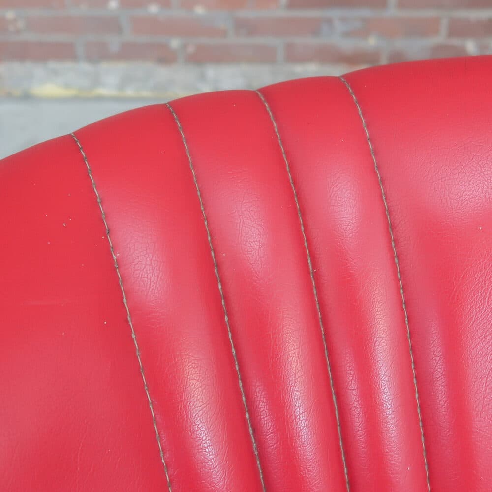 Vintage rode cocktail bank - Afbeelding 9