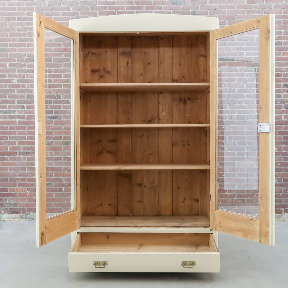 Brocante vitrinekast - Afbeelding 2