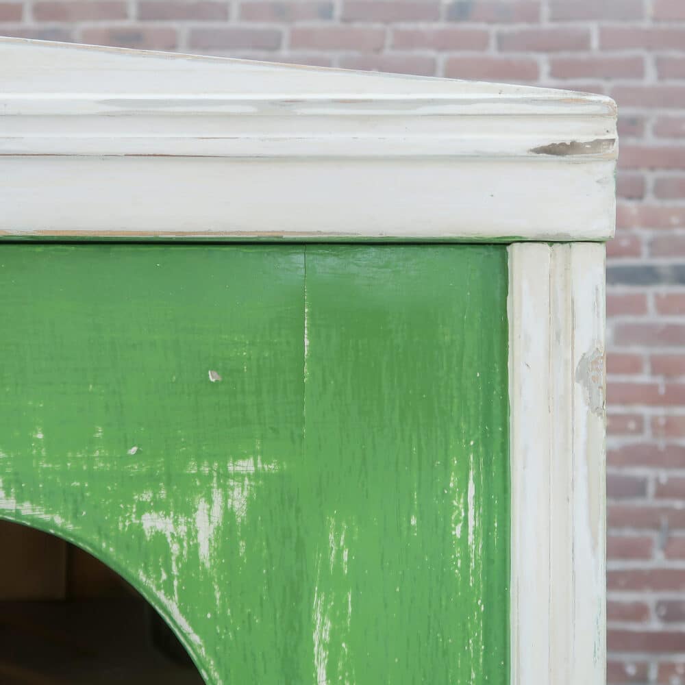 Brocante groene buffetkast – Bild 4
