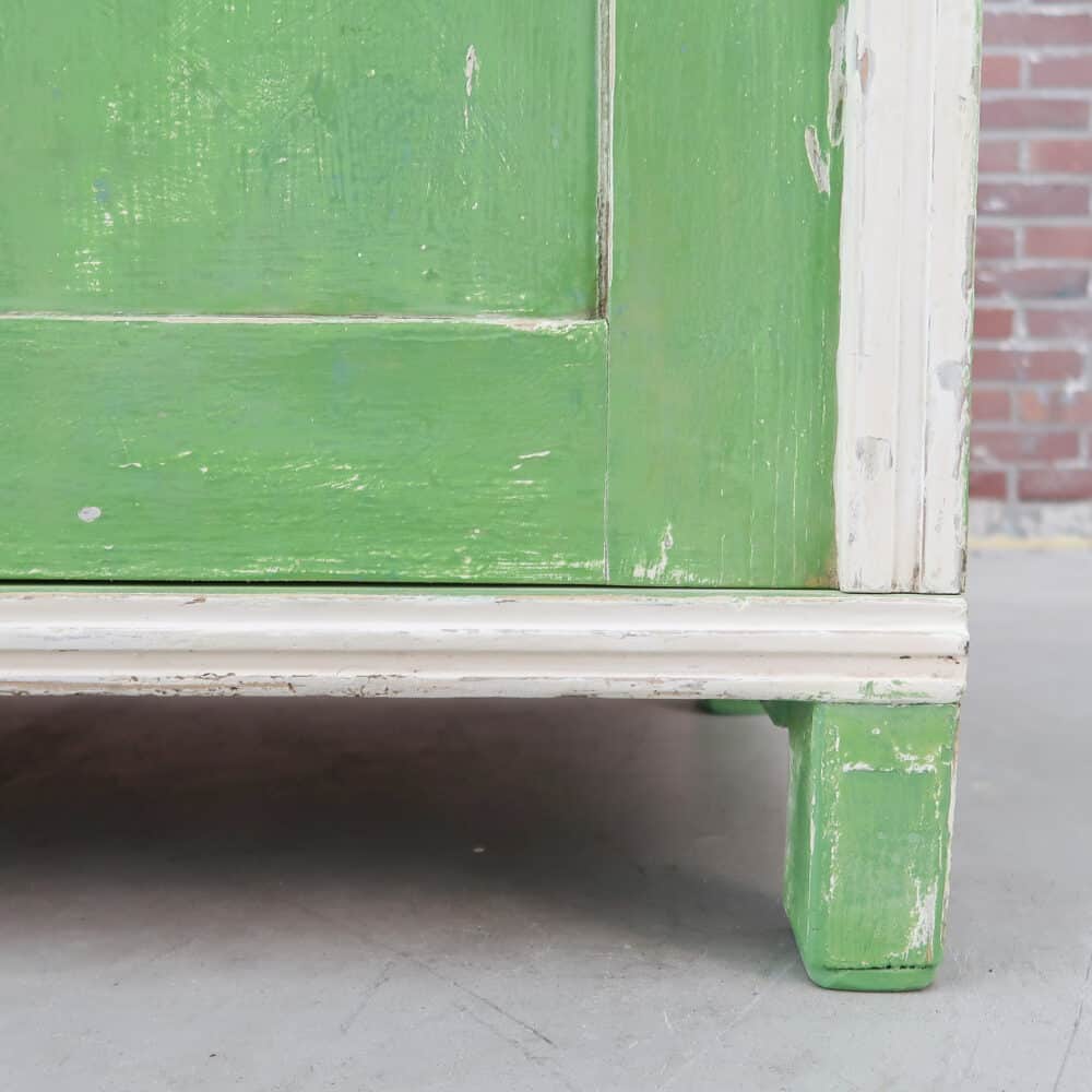 Brocante groene buffetkast – Bild 11