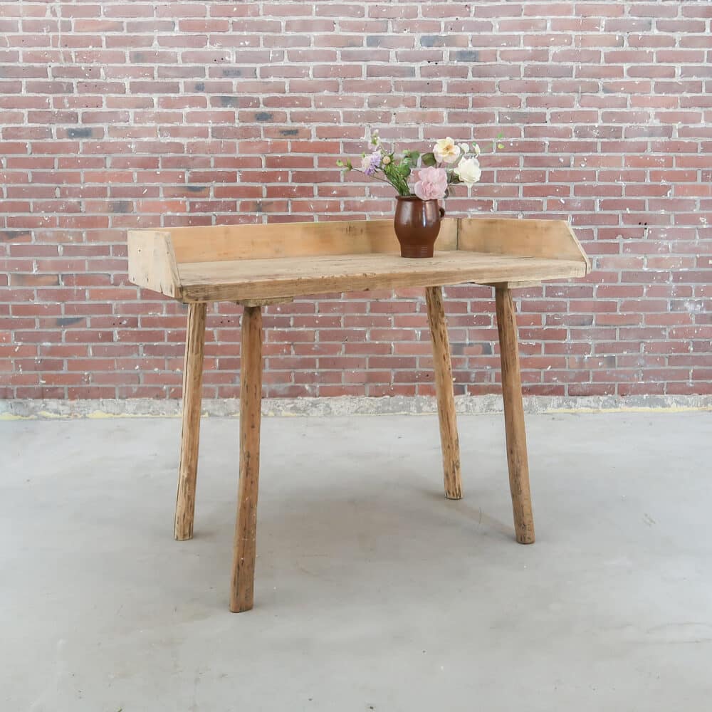 Houten werktafel