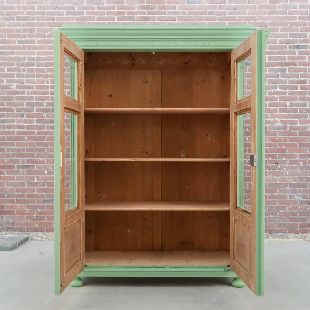 Brocante vitrinekast - Afbeelding 2