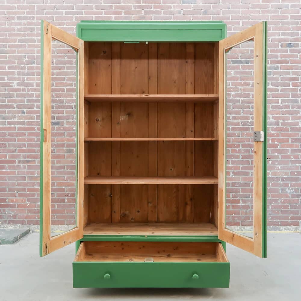 Brocante vitrinekast - Afbeelding 2