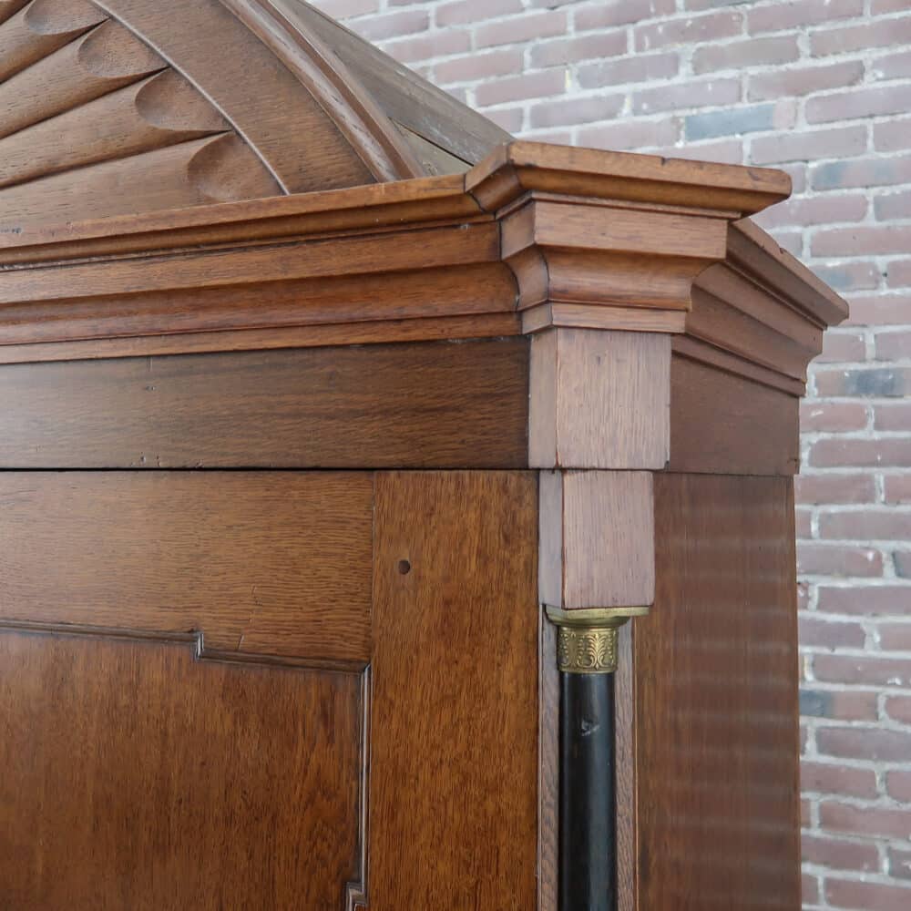 Antiek Drents boogkabinet - Image 4