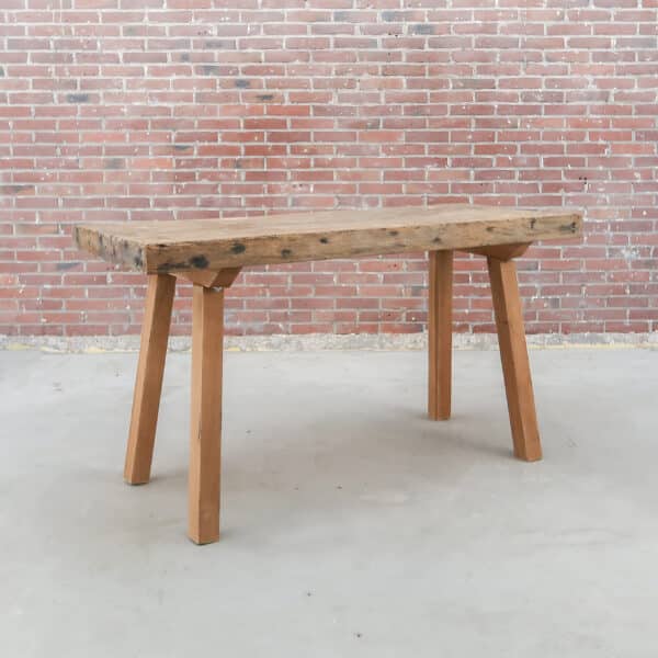 Houten slachttafel