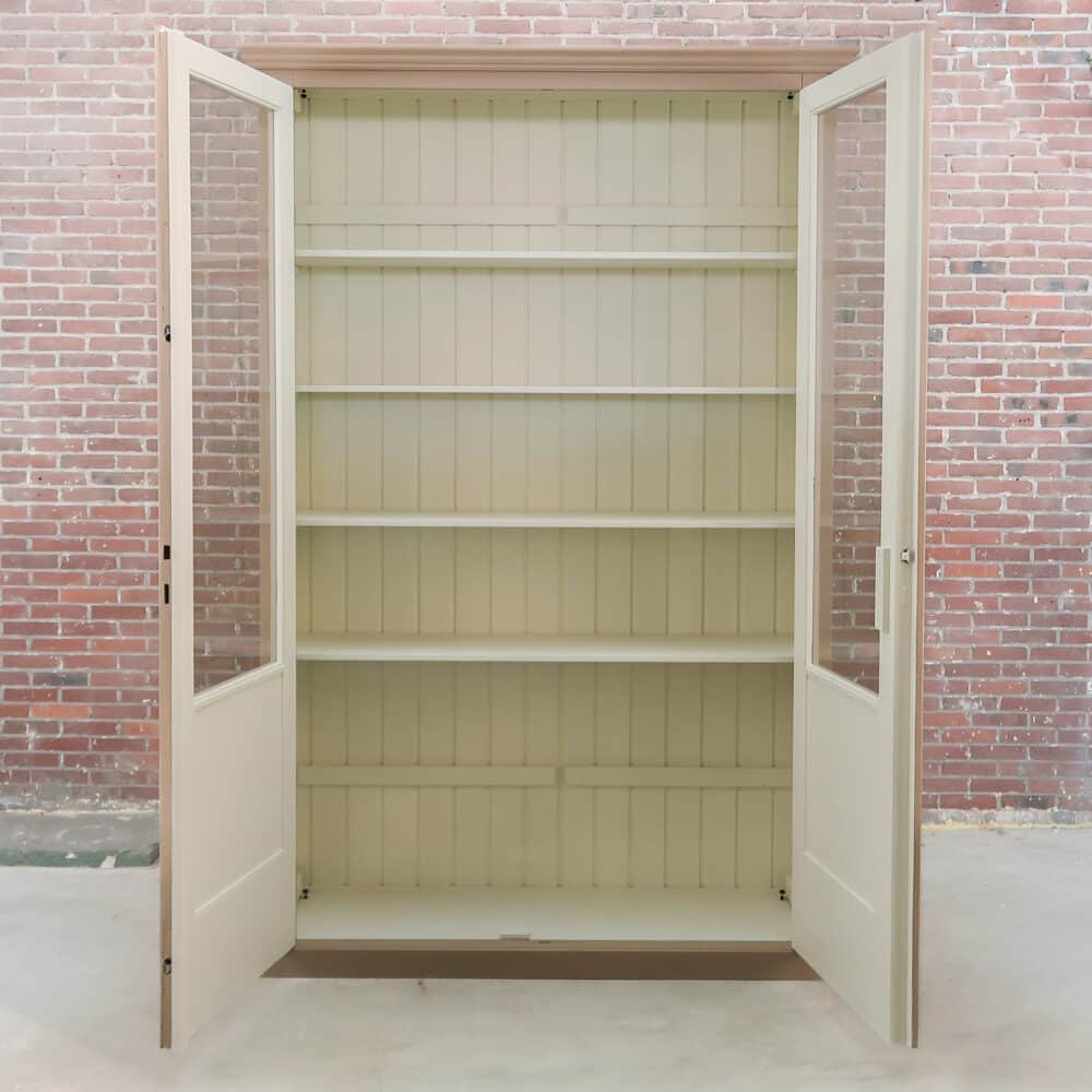 Hoge kast met ensuite deuren - demontabel - Afbeelding 3