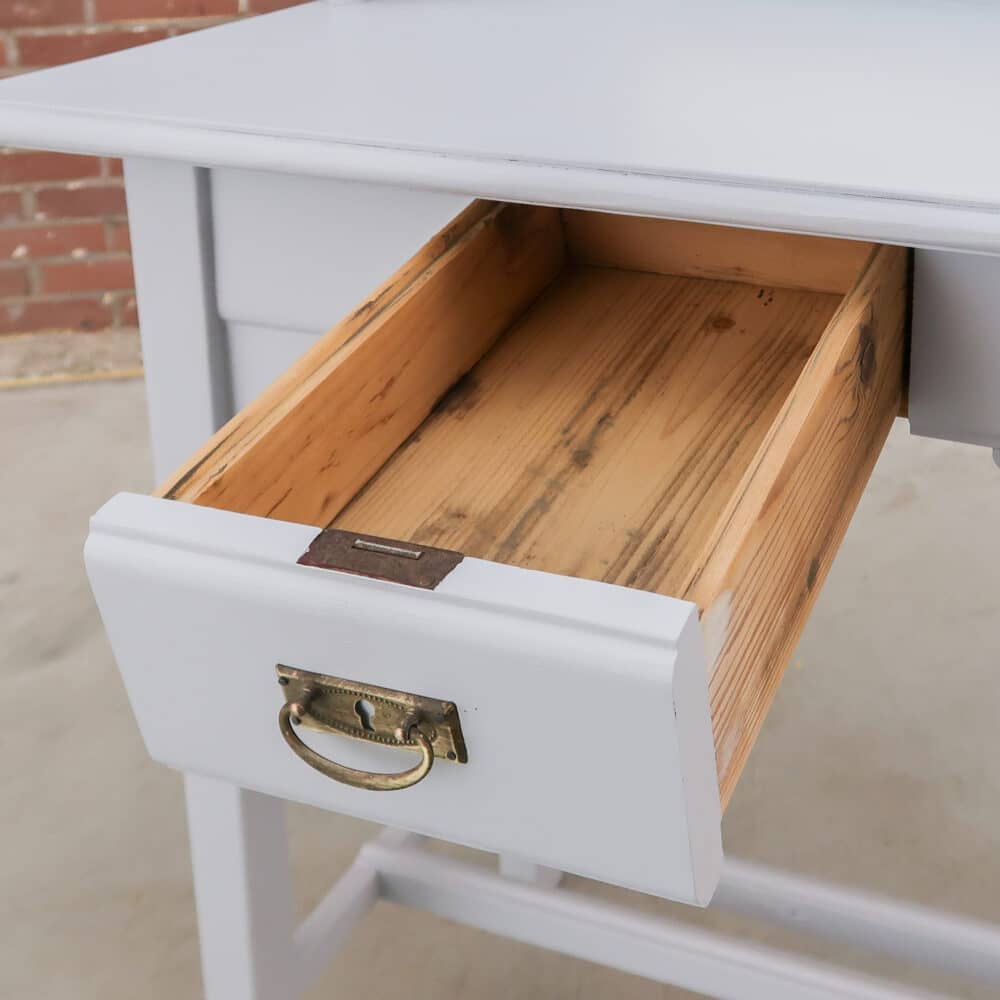 Brocante houten kaptafel - Afbeelding 6