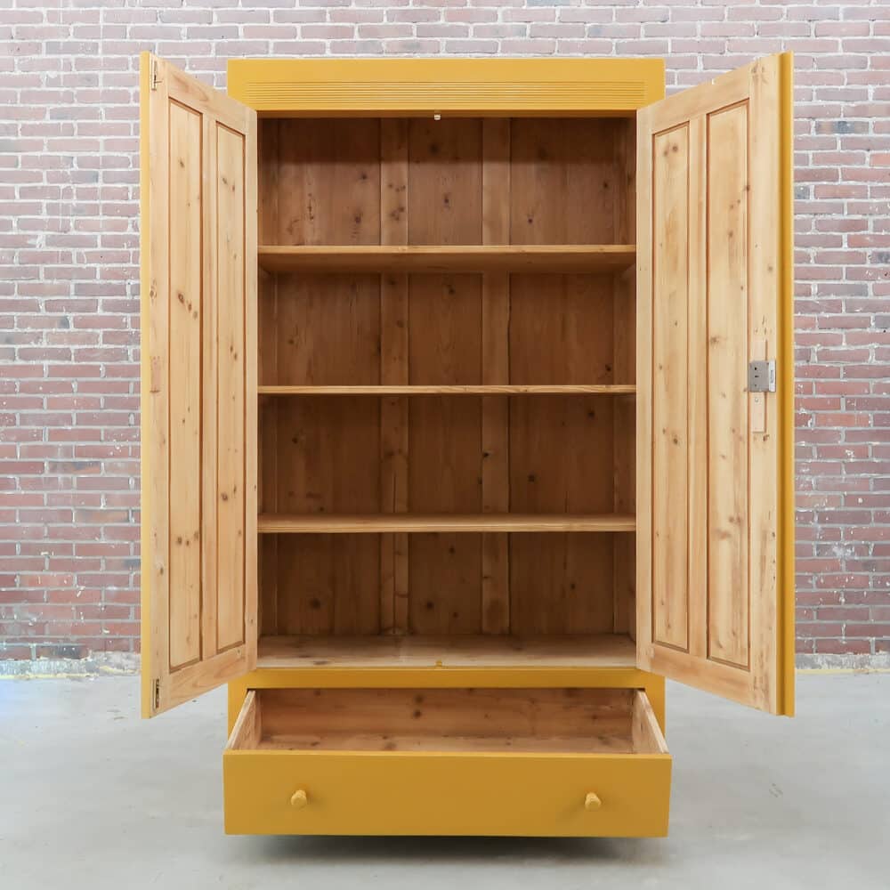 Brocante linnenkast - Afbeelding 2