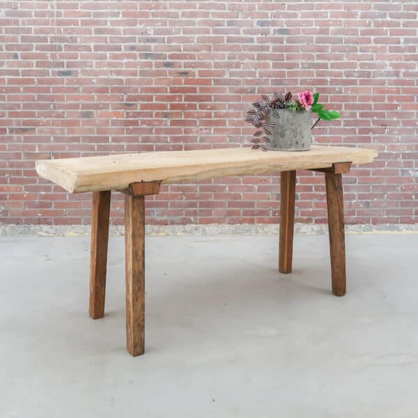 Houten slachttafel