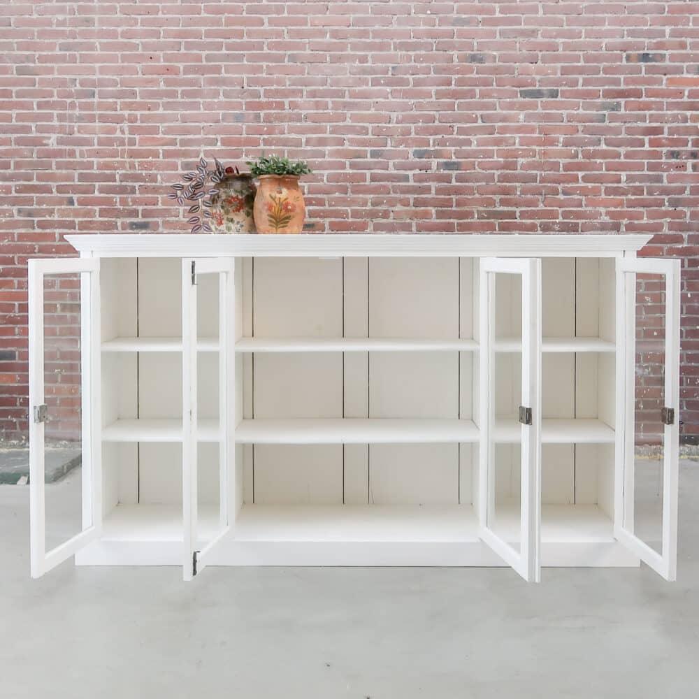 Brocante vitrinekast/dressoir – Bild 2