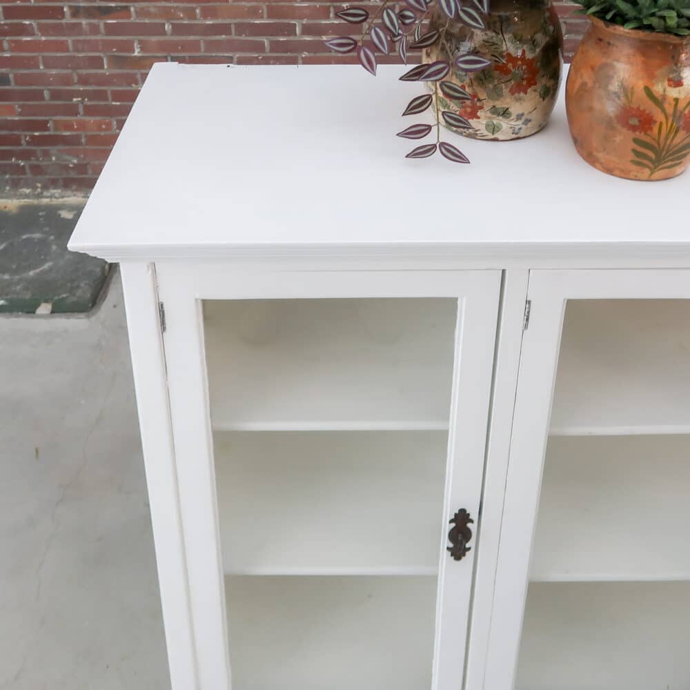 Brocante vitrinekast/dressoir – Bild 4