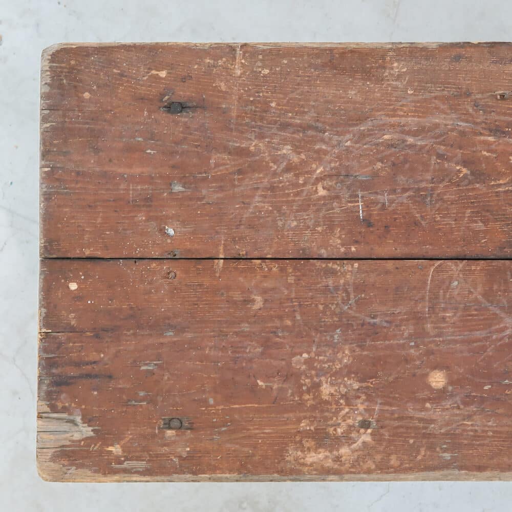 Brocante houten bankje – Bild 3