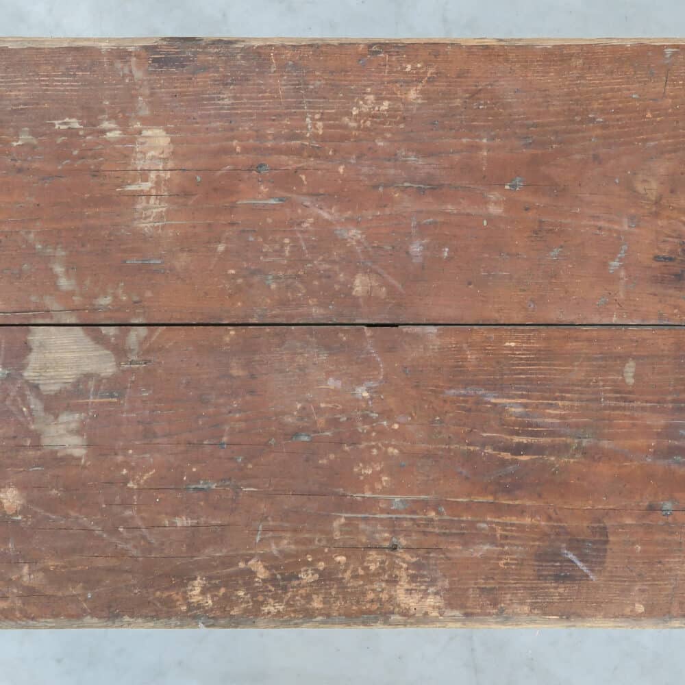 Brocante houten bankje – Bild 4