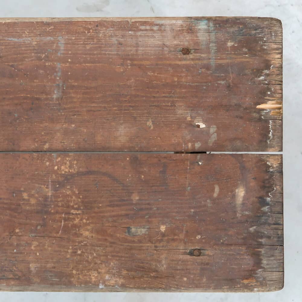Brocante houten bankje – Bild 5