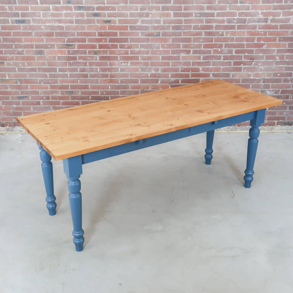 Landelijke eettafel met lades - Afbeelding 2