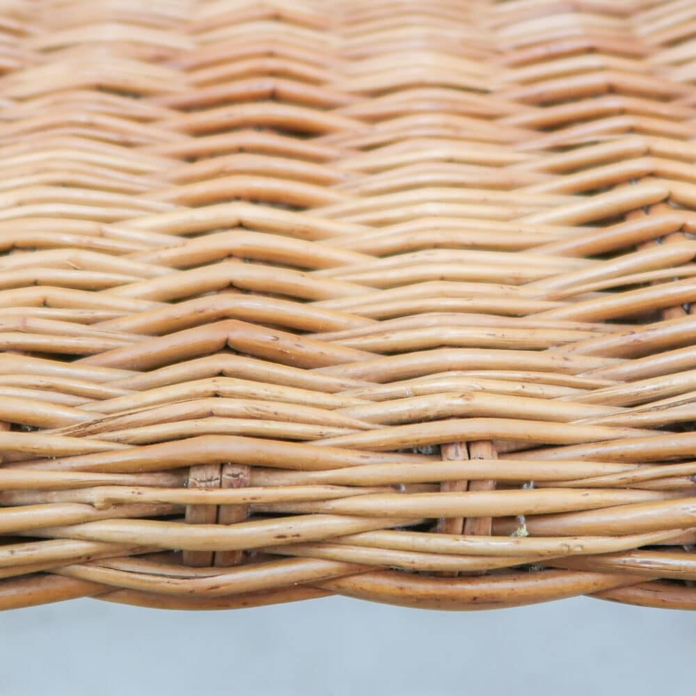 Vintage rieten schommelstoel - Afbeelding 10