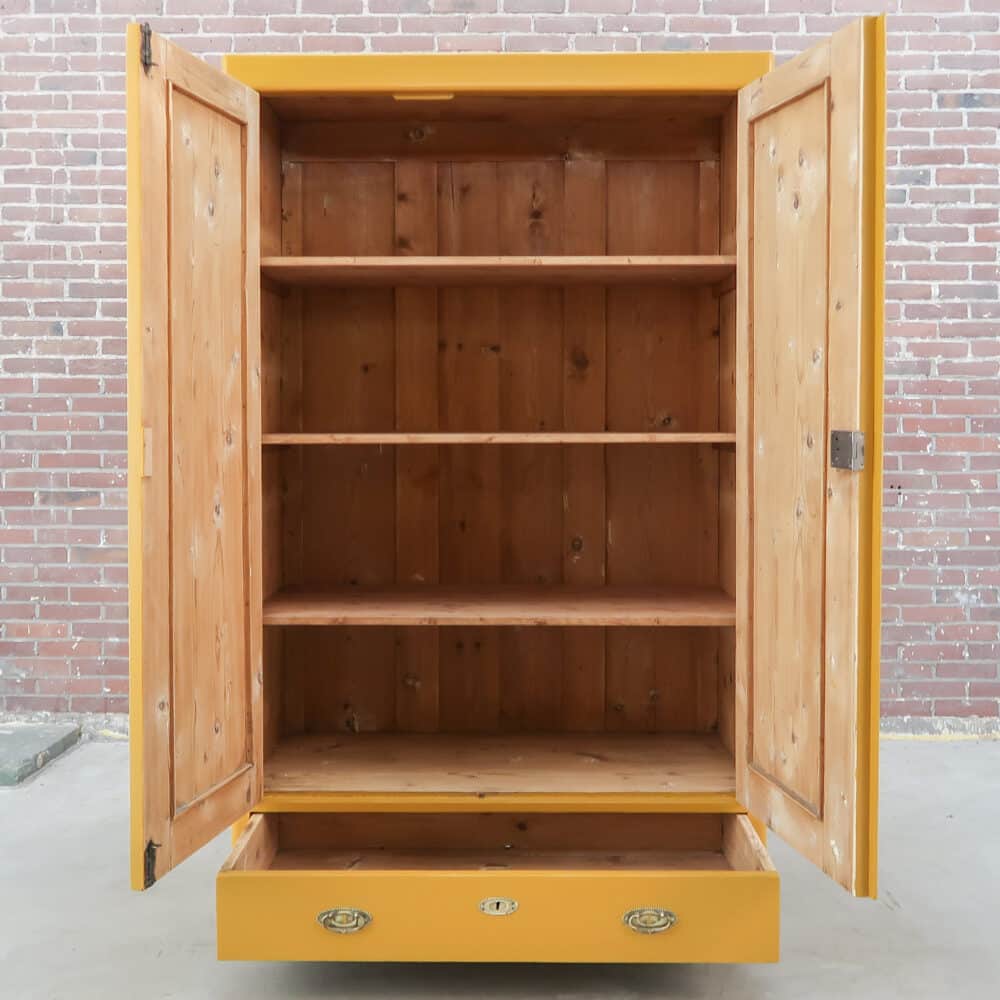 Brocante linnenkast - Afbeelding 2