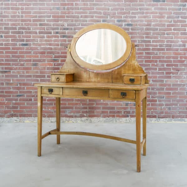 Brocante houten kaptafel