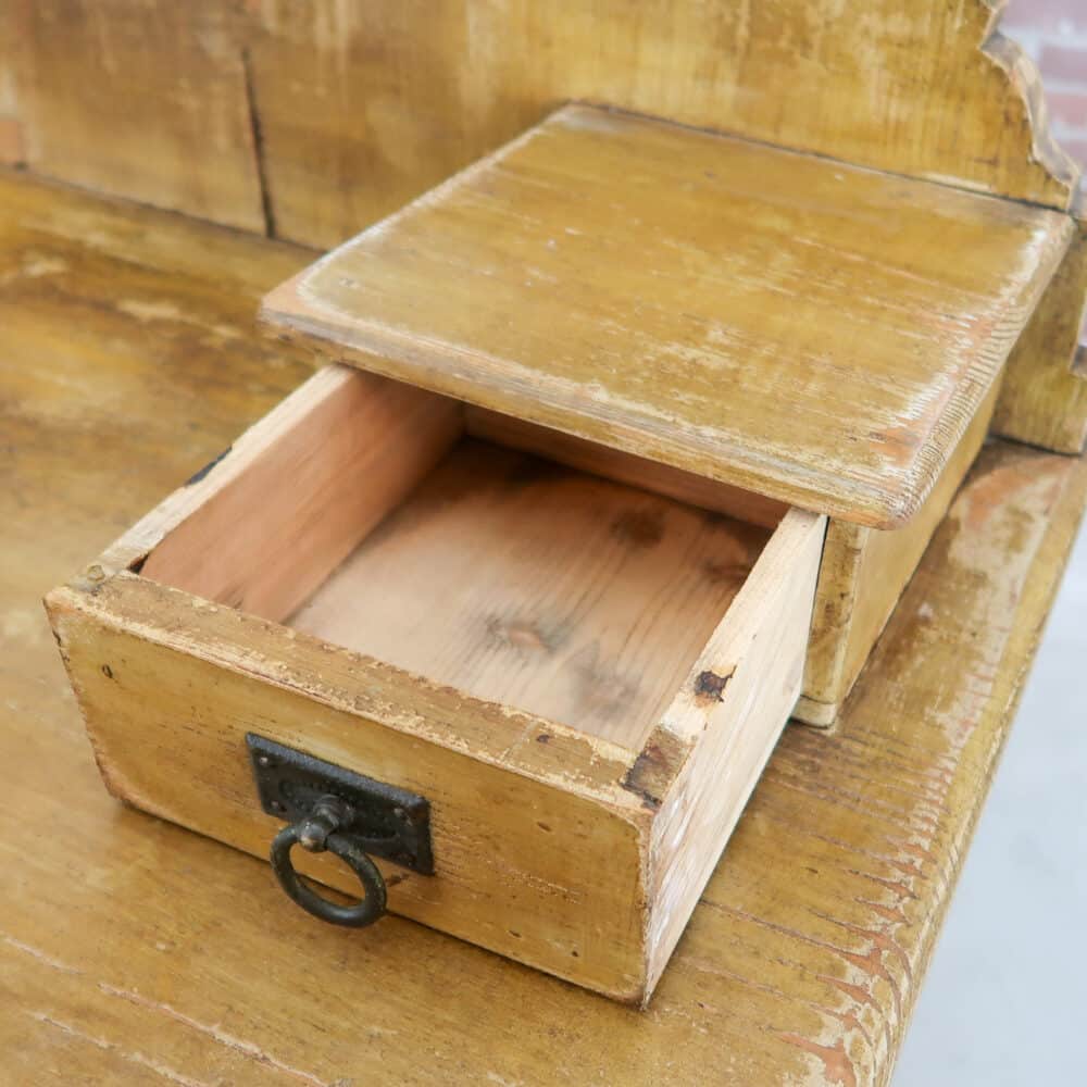 Brocante houten kaptafel - Afbeelding 9