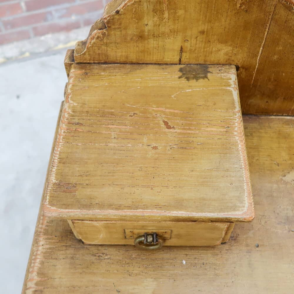 Brocante houten kaptafel - Afbeelding 8